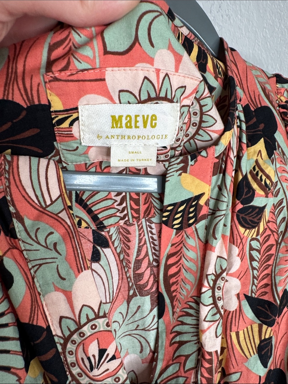 Maeve Anthropologie Somerset Maxi Dress Size Small Floral - Picture 6 of 10